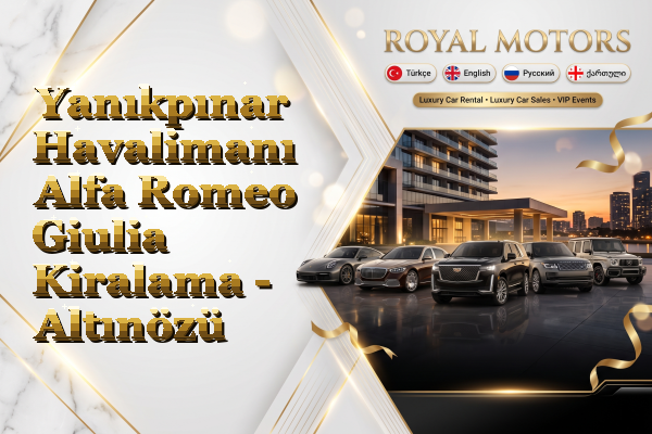 Yanıkpınar Havalimanı Alfa Romeo Giulia Kiralama - Altınözü