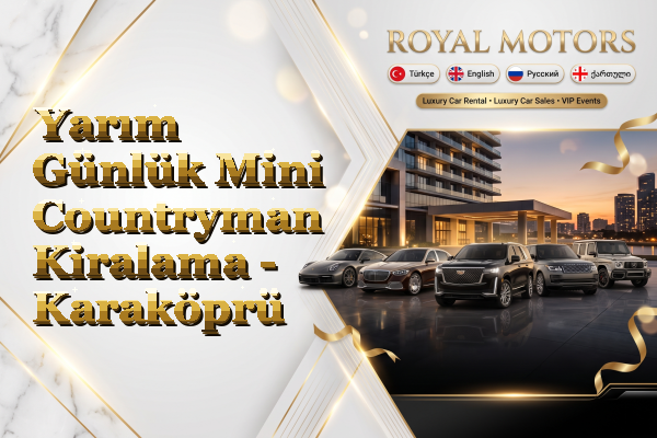 Yarım Günlük Mini Countryman Kiralama - Karaköprü