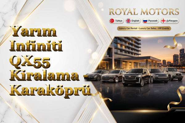 Yarım Infiniti QX55 Kiralama - Karaköprü