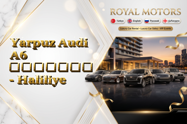Yarpuz Audi A6 გაყიდვა - Haliliye