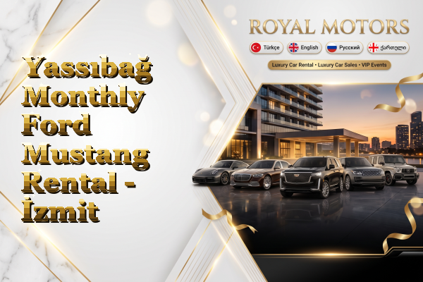 Yassıbağ Monthly Ford Mustang Rental - İzmit