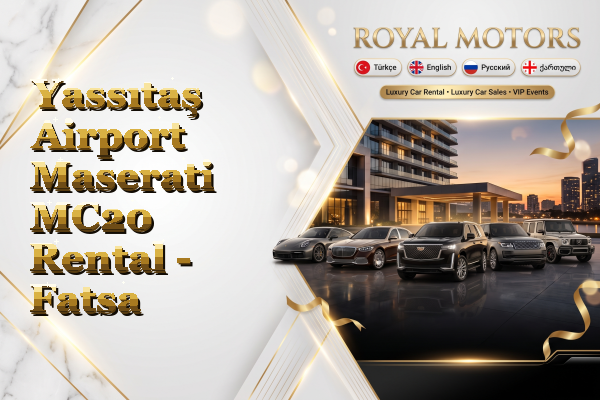 Yassıtaş Airport Maserati MC20 Rental - Fatsa