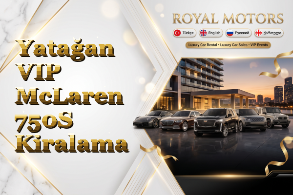 Yatağan VIP McLaren 750S Kiralama
