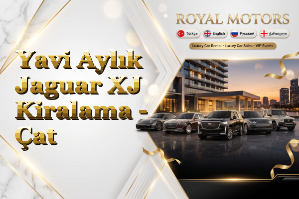 Yavi Aylık Jaguar XJ Kiralama - Çat