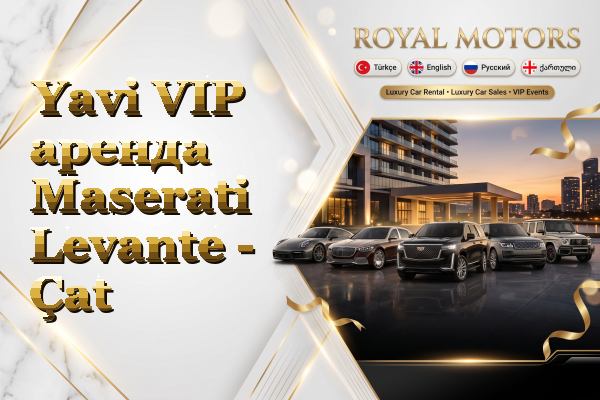 Yavi VIP аренда Maserati Levante - Çat