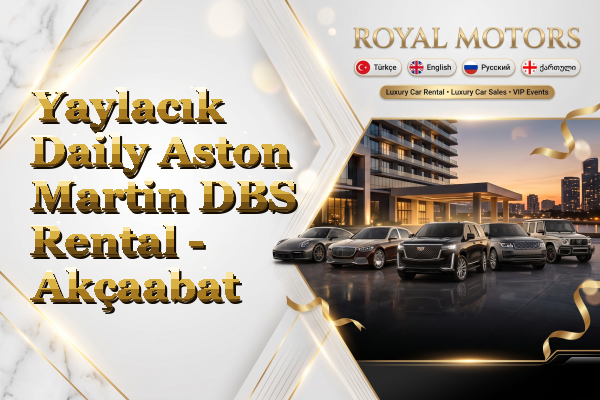 Yaylacık Daily Aston Martin DBS Rental - Akçaabat