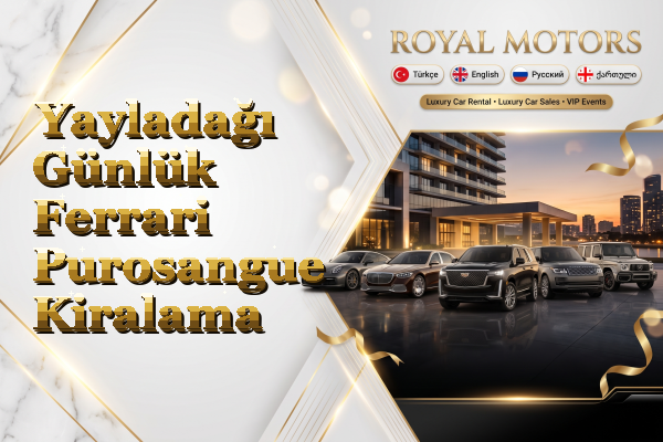 Yayladağı Günlük Ferrari Purosangue Kiralama
