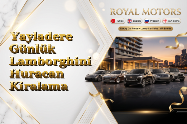 Yayladere Günlük Lamborghini Huracan Kiralama