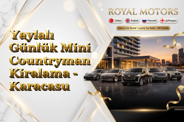 Yaylalı Günlük Mini Countryman Kiralama - Karacasu
