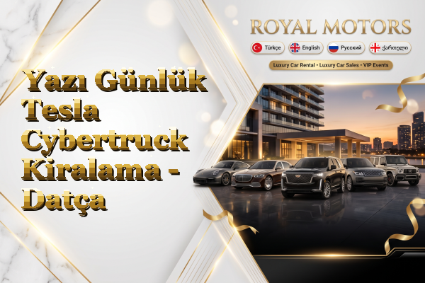 Yazı Günlük Tesla Cybertruck Kiralama - Datça