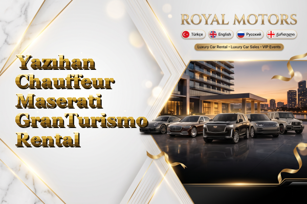 Yazıhan Chauffeur Maserati GranTurismo Rental