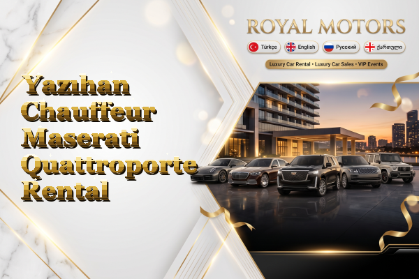 Yazıhan Chauffeur Maserati Quattroporte Rental