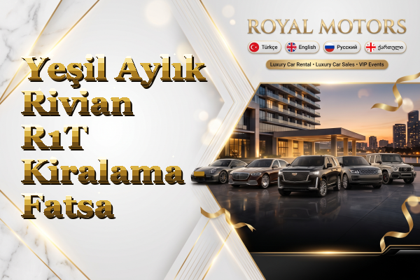 Yeşil Aylık Rivian R1T Kiralama - Fatsa