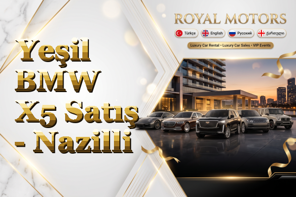 Yeşil BMW X5 Satış - Nazilli