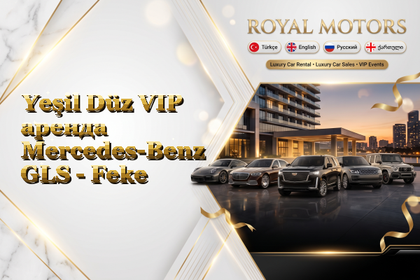 Yeşil Düz VIP аренда Mercedes-Benz GLS - Feke