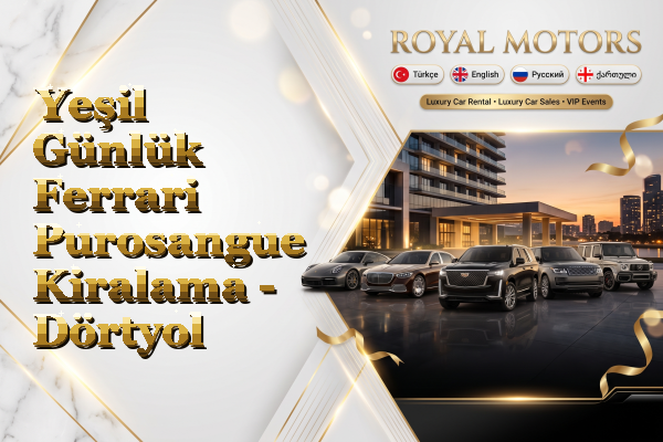 Yeşil Günlük Ferrari Purosangue Kiralama - Dörtyol