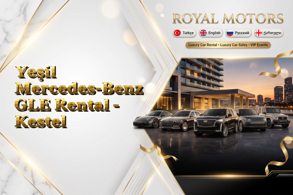 Yeşil Mercedes-Benz GLE Rental - Kestel