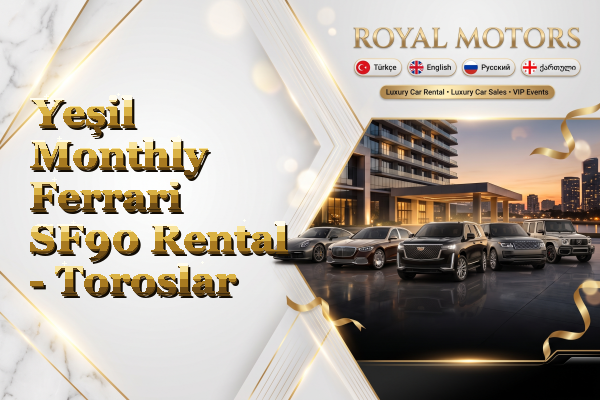 Yeşil Monthly Ferrari SF90 Rental - Toroslar