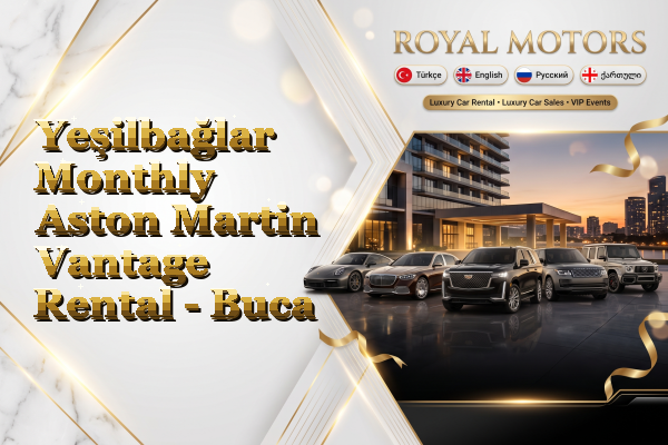 Yeşilbağlar Monthly Aston Martin Vantage Rental - Buca