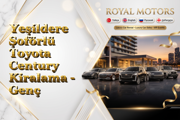 Yeşildere Şoförlü Toyota Century Kiralama - Genç