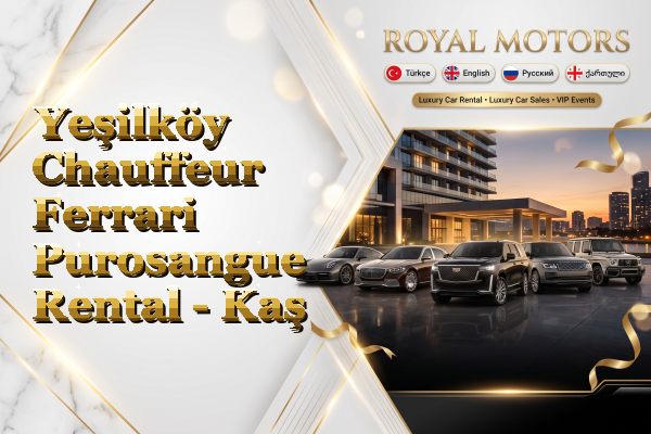 Yeşilköy Chauffeur Ferrari Purosangue Rental - Kaş