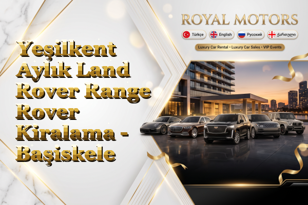 Yeşilkent Aylık Land Rover Range Rover Kiralama - Başiskele