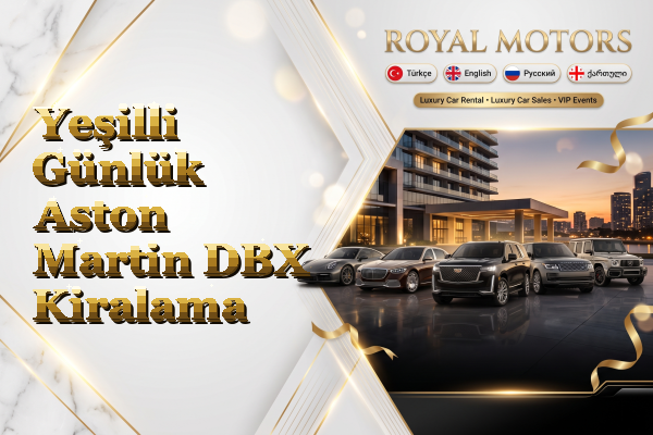 Yeşilli Günlük Aston Martin DBX Kiralama