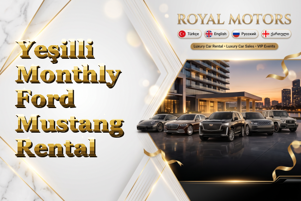 Yeşilli Monthly Ford Mustang Rental