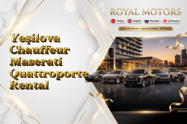 Yeşilova Chauffeur Maserati Quattroporte Rental