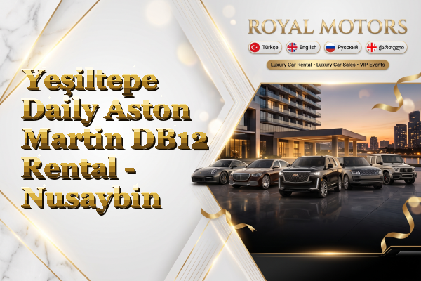 Yeşiltepe Daily Aston Martin DB12 Rental - Nusaybin