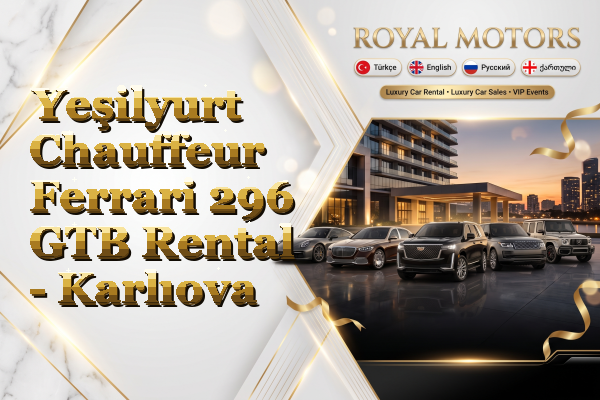 Yeşilyurt Chauffeur Ferrari 296 GTB Rental - Karlıova