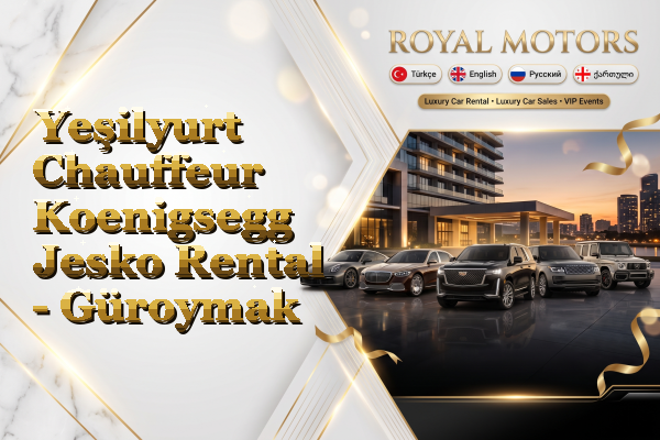 Yeşilyurt Chauffeur Koenigsegg Jesko Rental - Güroymak