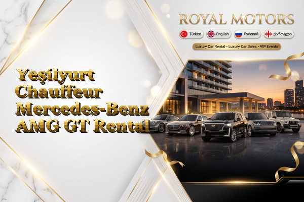 Yeşilyurt Chauffeur Mercedes-Benz AMG GT Rental