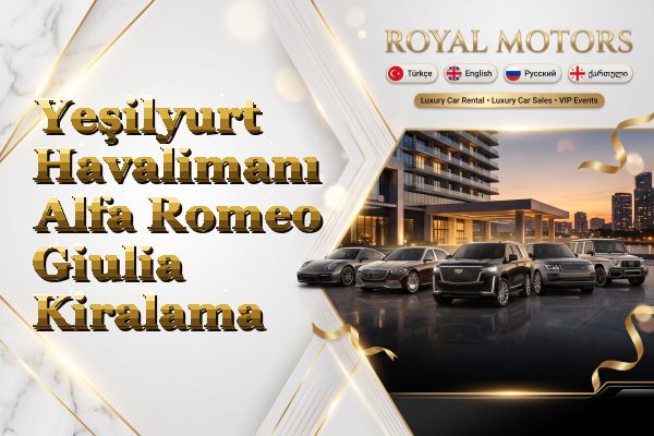 Yeşilyurt Havalimanı Alfa Romeo Giulia Kiralama