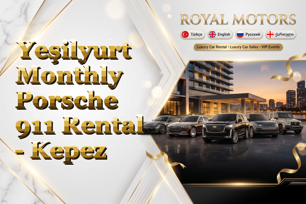 Yeşilyurt Monthly Porsche 911 Rental - Kepez