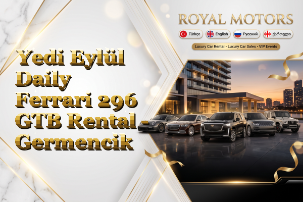 Yedi Eylül Daily Ferrari 296 GTB Rental - Germencik
