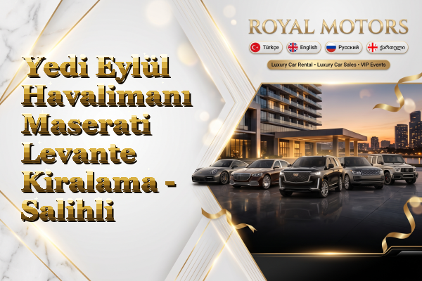 Yedi Eylül Havalimanı Maserati Levante Kiralama - Salihli