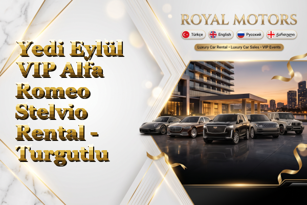 Yedi Eylül VIP Alfa Romeo Stelvio Rental - Turgutlu