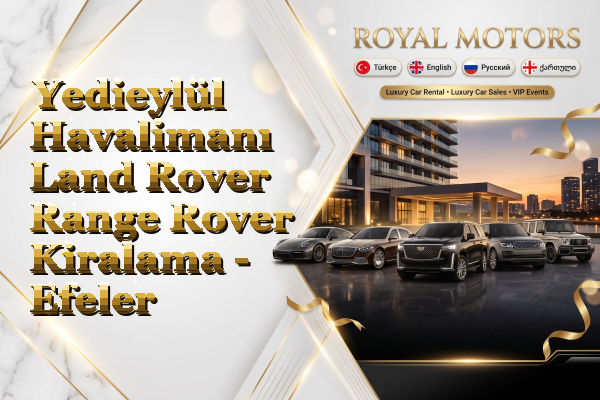 Yedieylül Havalimanı Land Rover Range Rover Kiralama - Efeler