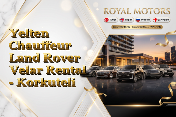 Yelten Chauffeur Land Rover Velar Rental - Korkuteli