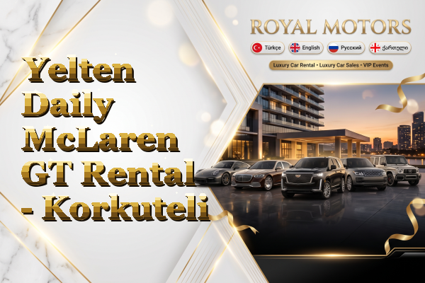 Yelten Daily McLaren GT Rental - Korkuteli