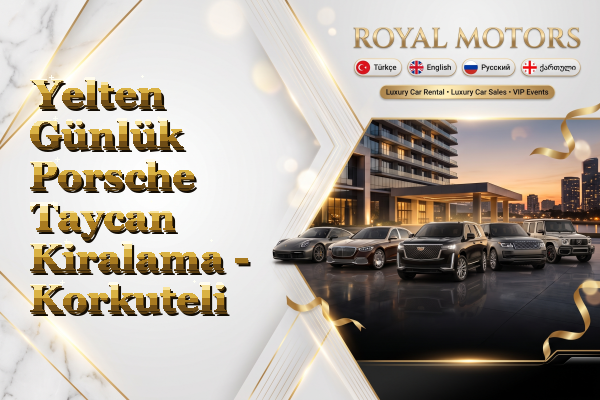 Yelten Günlük Porsche Taycan Kiralama - Korkuteli