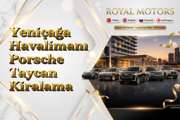 Yeniçağa Havalimanı Porsche Taycan Kiralama