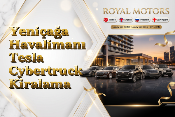 Yeniçağa Havalimanı Tesla Cybertruck Kiralama