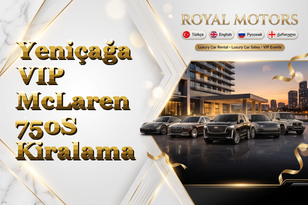 Yeniçağa VIP McLaren 750S Kiralama