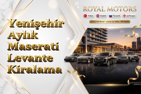 Yenişehir Aylık Maserati Levante Kiralama
