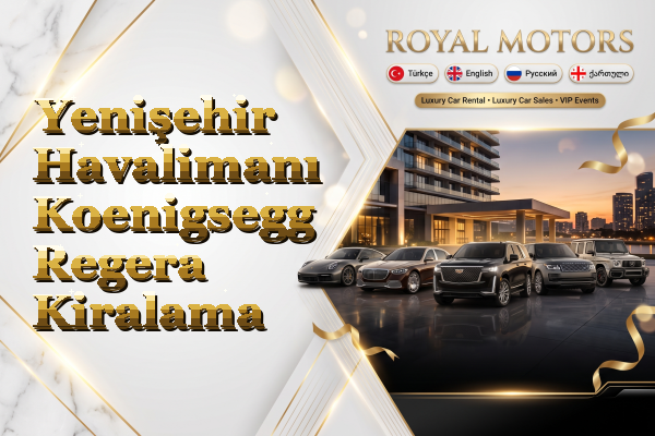 Yenişehir Havalimanı Koenigsegg Regera Kiralama