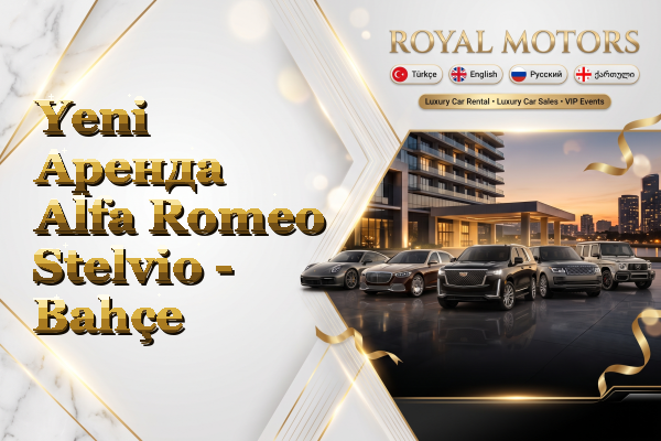 Yeni Аренда Alfa Romeo Stelvio - Bahçe