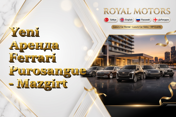 Yeni Аренда Ferrari Purosangue - Mazgirt