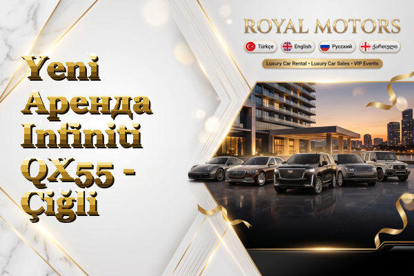 Yeni Аренда Infiniti QX55 - Çiğli